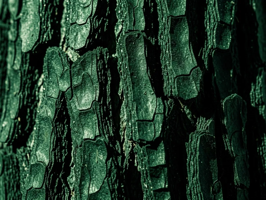Macro photograph of pine bark texture showing natural surface detail